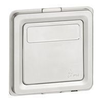 Poussoir inverseur repérable Prog Soliroc - 6 A - 230 V~ - IK 10 - IP 55