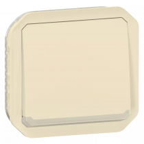 poussoir no-nf lumineux plexo composable sable (069826l)