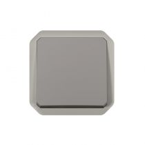 Poussoir NO Plexo composable gris (069540L)