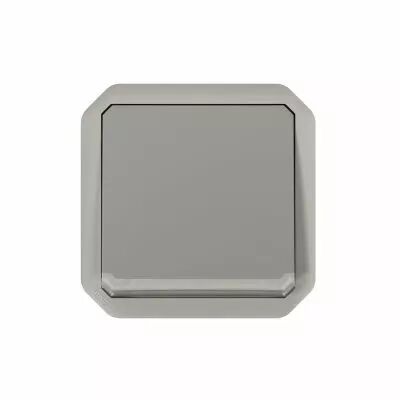 Poussoir NO t�moin Plexo composable gris (069533L)