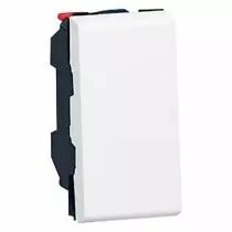 Poussoir Prog Mosaic - 1 mod - 6 A - blanc