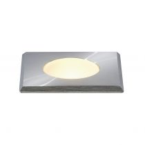 POWER TRAIL-LITE®, encastré de sol extérieur, carré, inox, LED, 1W, 3000K, IP67, collerette inox 316 (228342)