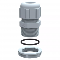 presse-étoupe plastique ip68 pg29 ral7001 (098026)