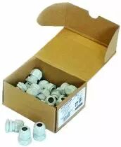 presse-étoupe unicap + écrou monté - pg29 - polyamide gris - ip680 (452912)