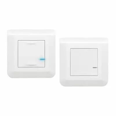 Pr�t-�-poser cr�er un va-et-vient sans tirer de fil Mosaic 1 interrupteur et 1 commande sans fil - complet blanc (077732L)