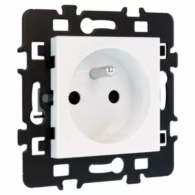 Prise 2P+T + enj. ss gr.cx H/B ( r�no) (61858)