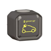 Prise 2P+T étanche Green\'up Access pour recharge de véhicule électrique Plexo 16A 230V complète saillie anthracite (069785L)