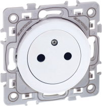 Prise 2P+T SQUARE affleurante blanc (60239)