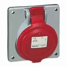 Prise � entraxes unifi�s P17 - 380/415 V~ - 32 A - 3P+N+T - IP 44 (555289)