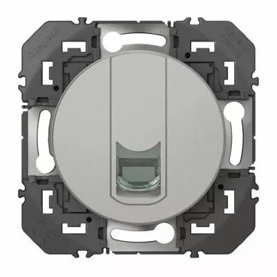 Prise blind�e RJ45 cat5e FTP dooxie finition alu (600477)