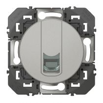 Prise blindée RJ45 cat5e FTP dooxie finition alu (600477)