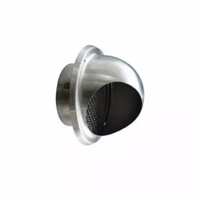 Prise d\'air murale ME INOX 125 - Diam�tre A : 125mm - Diam�tre B : 190mm (464040)