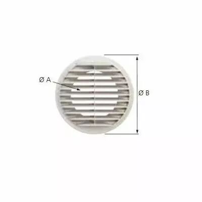 Prise d\'air murale ME PLAST 125 B - Diam�tre A : 125mm - Diam�tre B : 190mm (464041)