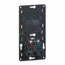 Prise de courant + chargeur universel simple USB 1000 mA semi-encastr&eacute; C&eacute;liane