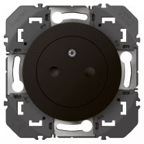 prise de courant 2p+t surface dooxie 16a - noir (600776)
