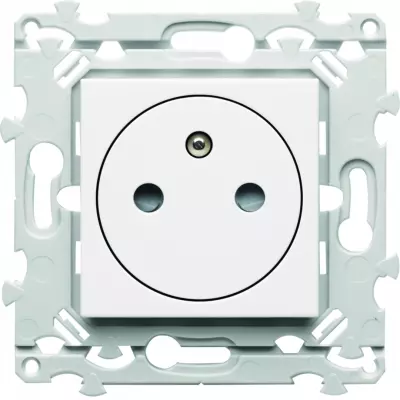 Prise de courant affleurante Essensya 2P+T Pure (WE106)