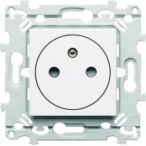 Prise de courant affleurante Essensya 2P+T Pure (WE106)