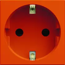 Prise de courant Schuko gallery 2P+T orange (WXF160E)