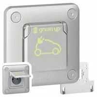 Prise Green\'up Access - 3,2 kVA - mode 2 - IP55 - IK10 - fixation encastr� (077897)