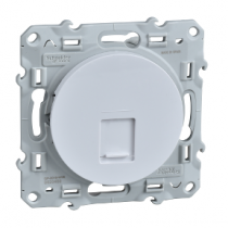 Prise RJ45 Blanc Sans Connecteur (Empreinte Infraplus) Odace (S520400)