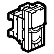 prise rj45 catégorie 6a stp à blindage métal mosaic 1 module - blanc (076573)