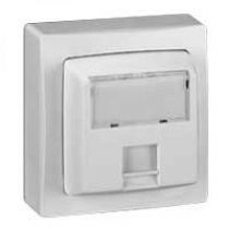 Prise RJ45 categorie6 UTP Appareillage saillie complet - blanc (086044)