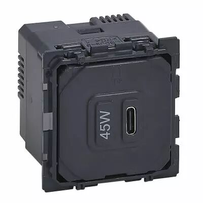 Prise simple USB C�liane Type-C 45W Power Delivery (067470)
