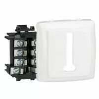 Prise t�l�phone 8 contacts Appareillage saillie composable - blanc (086138)