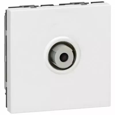 Prise t�l�vision typeF Mosaic 2 modules - blanc (078780)