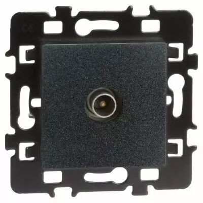Prise TV anthracite (61964)