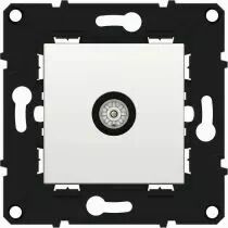 prise tv simple étoile blindée - espace evolution - blanc (64079)