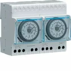 Programmateur modulaire analogique chauf �lec avec fil pilote 2 zones 24h 230V (30010)