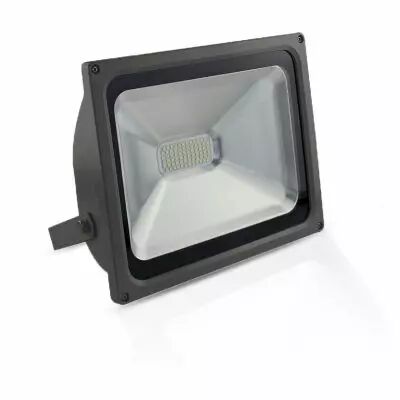 project led  230 v      50 w 3000 k plat gris ip65 (80081)