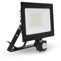 project led vision-el 230 v   50 w 4000k plat gris + detect ip65 (80332)