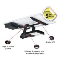 project led vision-el 60 w solaire + detecteur 4000k ip65 (80710)