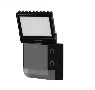 Projecteur LED theLeda S 8W noir avec d�tecteur (1020801)