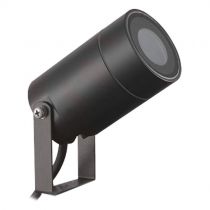 projecteur piquet lys noir gu5.3 ip65 slim (702830)