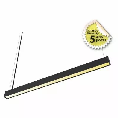 proline lineaire prismatique 1200mm 36w 2cct dim dali noir ugr<19 5ans (100695)