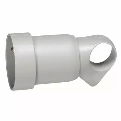 Prolongateur 2P+T - 16 A - plastique - anneaux - gris (050425)