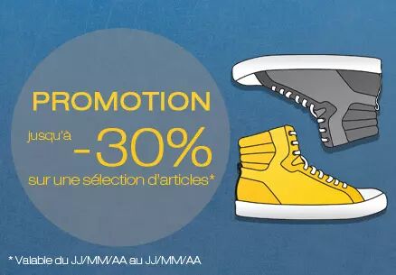 Promotion jusqu'� - 30% sur une s�lection d'articles