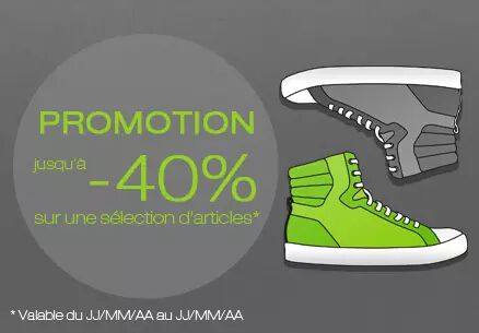 Promotion jusqu'� - 40% sur une s�lection d'articles
