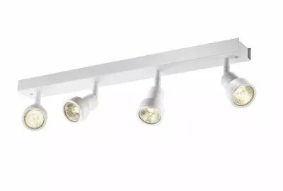PURI, applique et plafonnier int�rieur, quad, blanc mat, GU10/QPAR51, 4x 50W max (1002030)