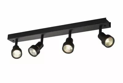 PURI, applique et plafonnier int�rieur, quad, noir mat, GU10/QPAR51, 4x 50W max (1002029)