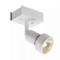 puri, applique et plafonnier intérieur, simple, blanc mat, gu10/qpar51, 50w max (147361)