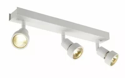 PURI, applique et plafonnier int�rieur, triple, blanc mat, GU10/QPAR51, 3x 50W max (147381)