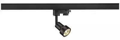 PURI TRACK, spot pour rail 3 allumages, int�rieur, noir, GU10/QPAR51, 50W max (153560)