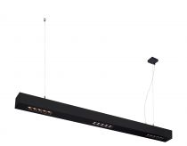 Q-LINE®, suspension intérieure, 1m, noir, LED, 45W, 3000K, variable Triac (1000927)
