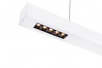 Q-LINE®, suspension intérieure, 2m, blanc, LED, 85W, 3000K, variable Triac (1000929)