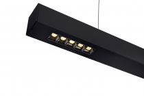 Q-LINE®, suspension intérieure, 2m, noir, LED, 85W, 4000K, variable Triac (1000936)