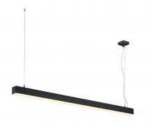 Q-LINE®, suspension intérieure, simple, noir, LED, 47W, 3000K, variable Dali (1001309)